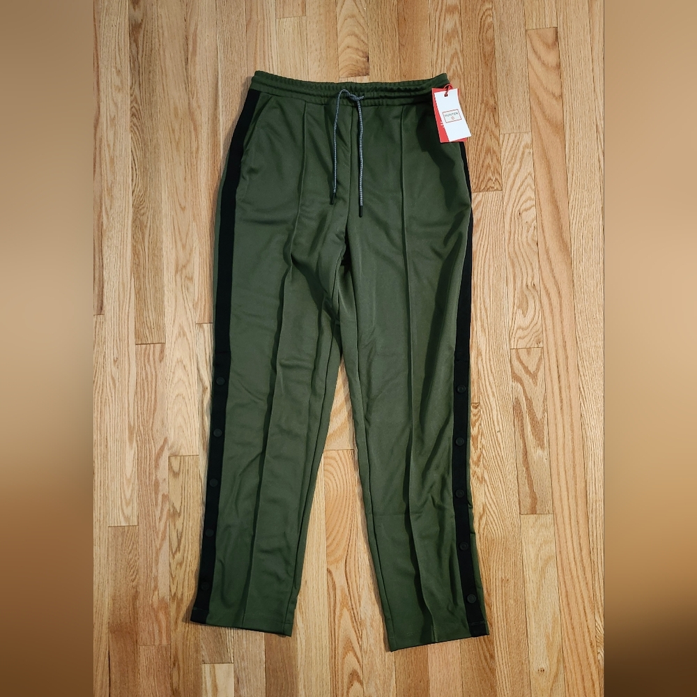 Hunter For Target NWT Green Track Pants with Black Stripes